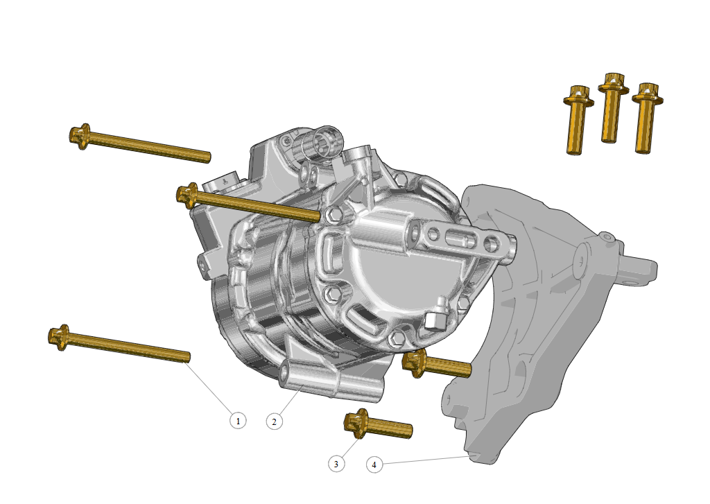 2023 Fisker Ocean Electric AC Air Conditioning Compressor FM2930170004B