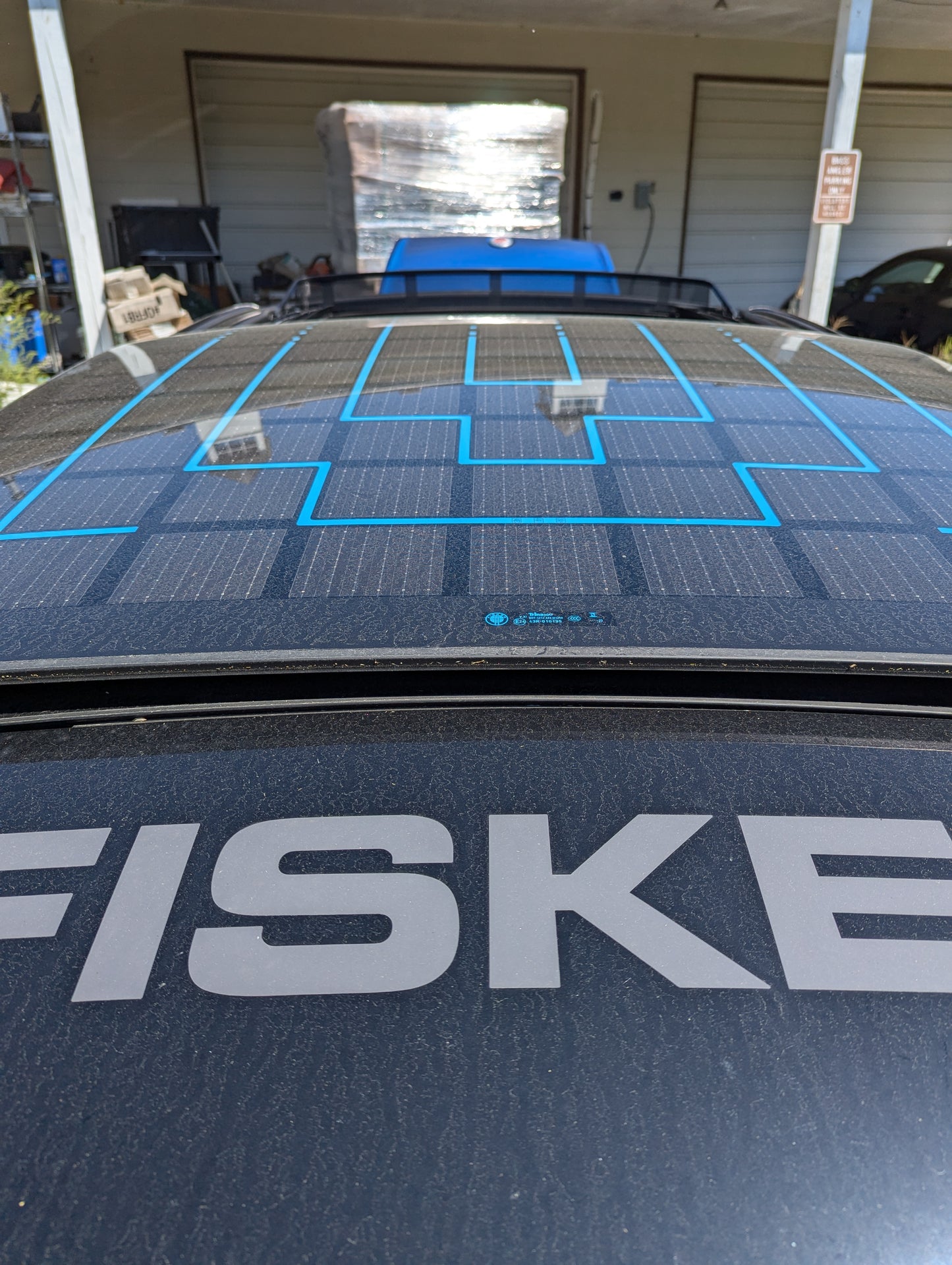 2023 Fisker Ocean OEM Solar Roof Glass Panel W/ Glass/Tracks/Frame/Motor