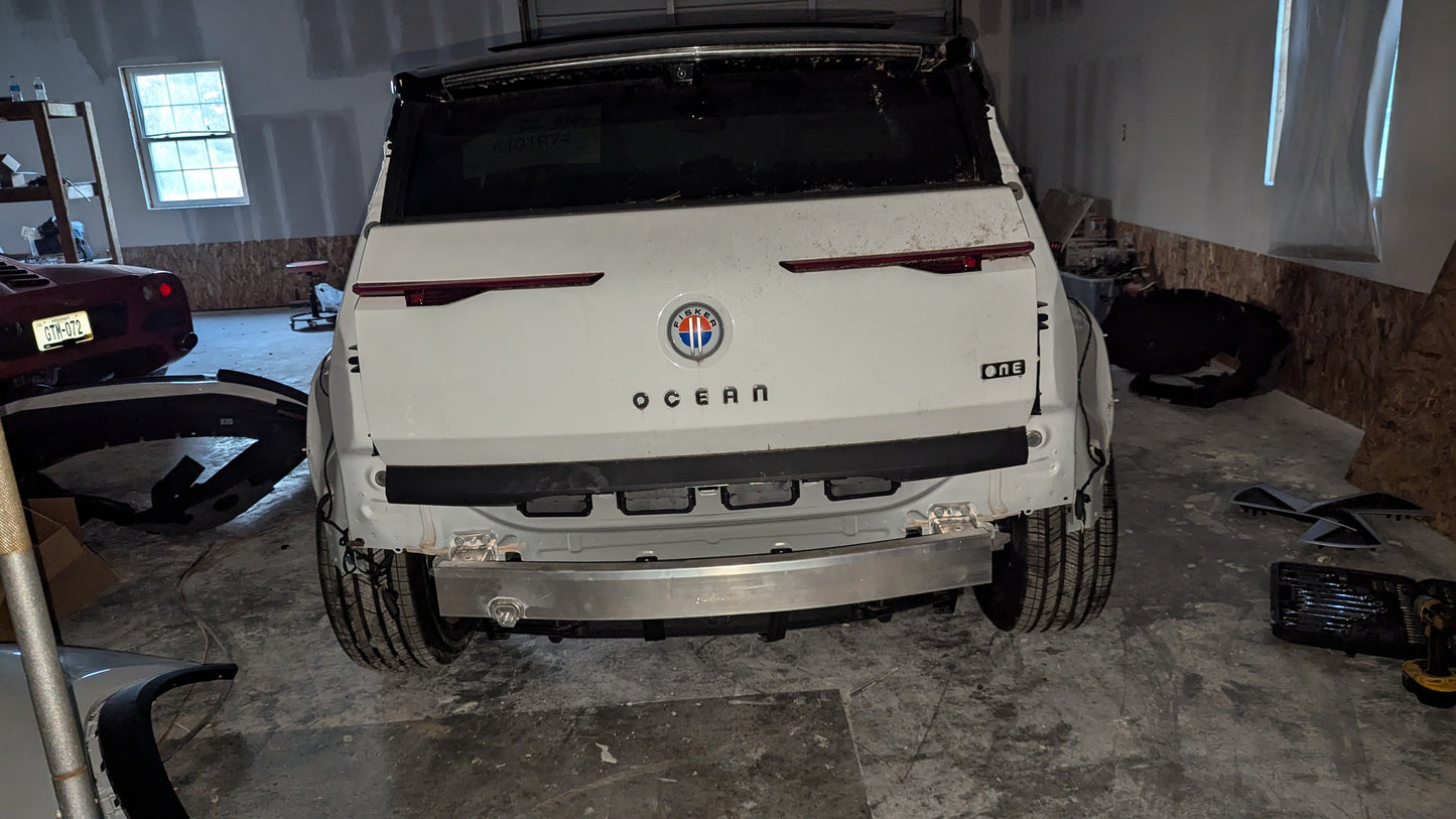 2023 FISKER OCEAN REAR BUMPER crash bar reinforcement