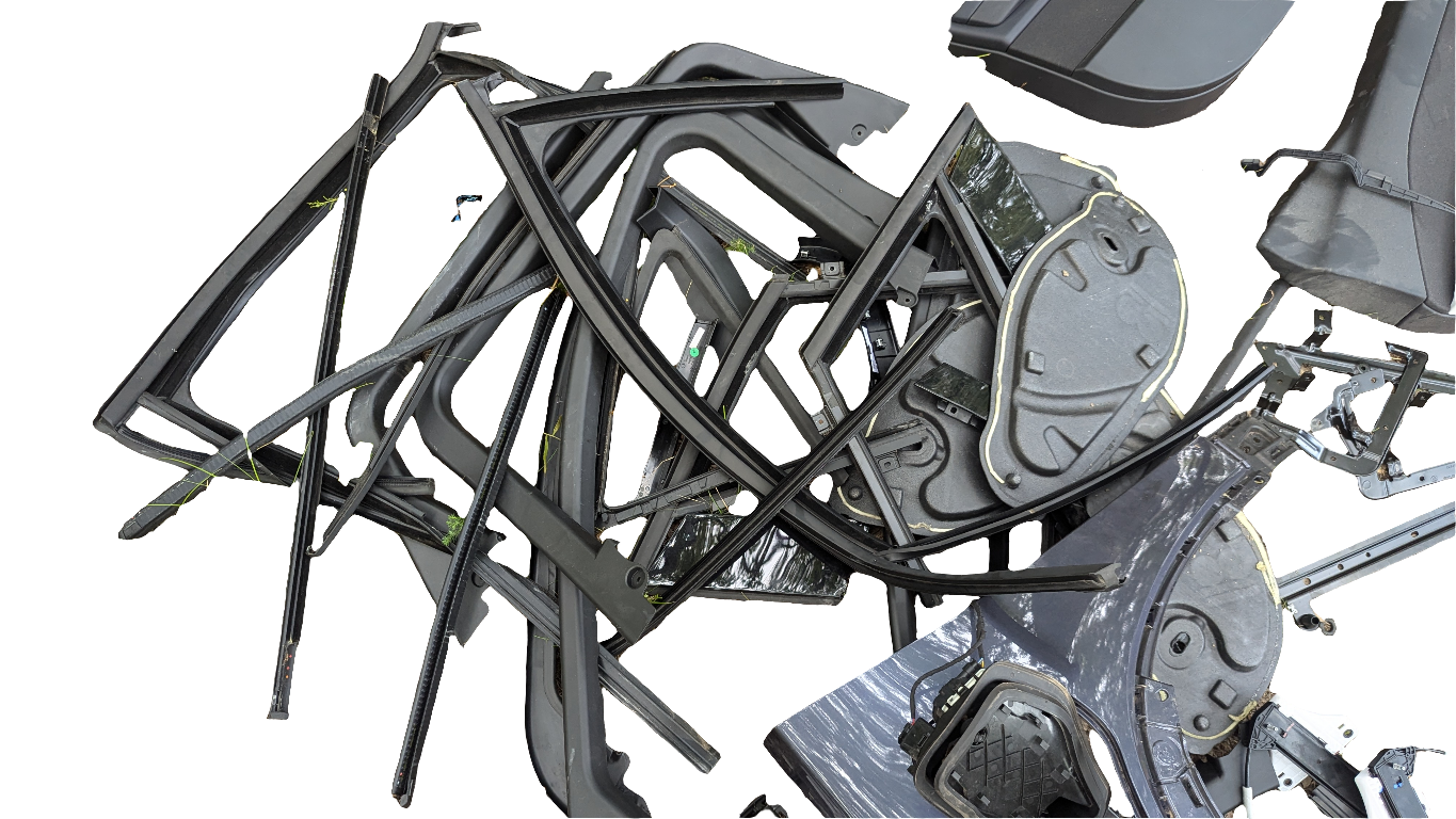 2023 Fisker Ocean Rear Right RH Window Seal