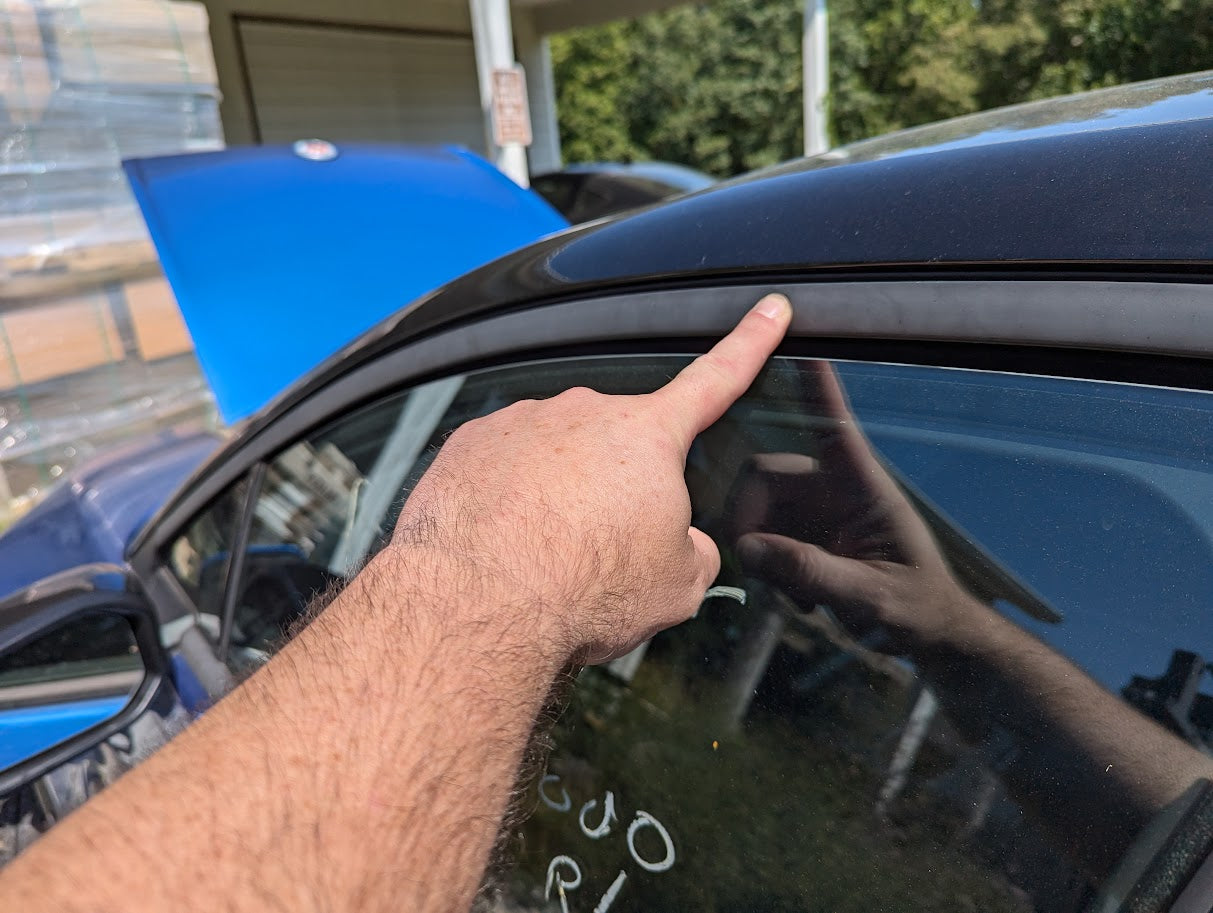 2023 Fisker Ocean Front Left LH Exterior Window Trim Gasket