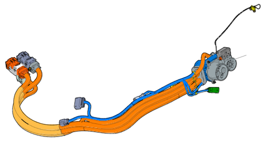 2023 Fisker Ocean  OEM Charge Port W/ High Voltage Cables FM2915850224A