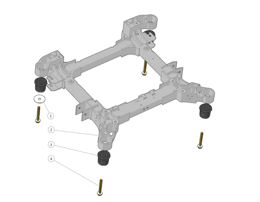 2023 Fisker Ocean  Front Bare Undercarriage Crossmember (FM2920200132D)