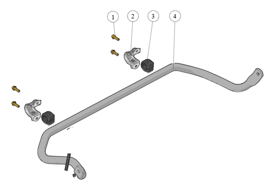 2023 Fisker Ocean  OEM Front Stabilizer Bar (FM2920200288B)