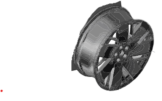 2023 Fisker Ocean Airglide Wheel with used tire FM2920300011A
