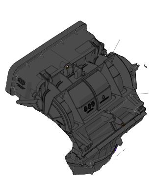 2023 Fisker Ocean  OEM Heater Housing (FM2930200141B00023F)