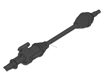 2023 Fisker Ocean  Front Right RH Passenger Axle Shaft FM2920800061A