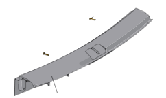 2023 Fisker Ocean  Loading Area Rear Trim Panel FM2940310081A