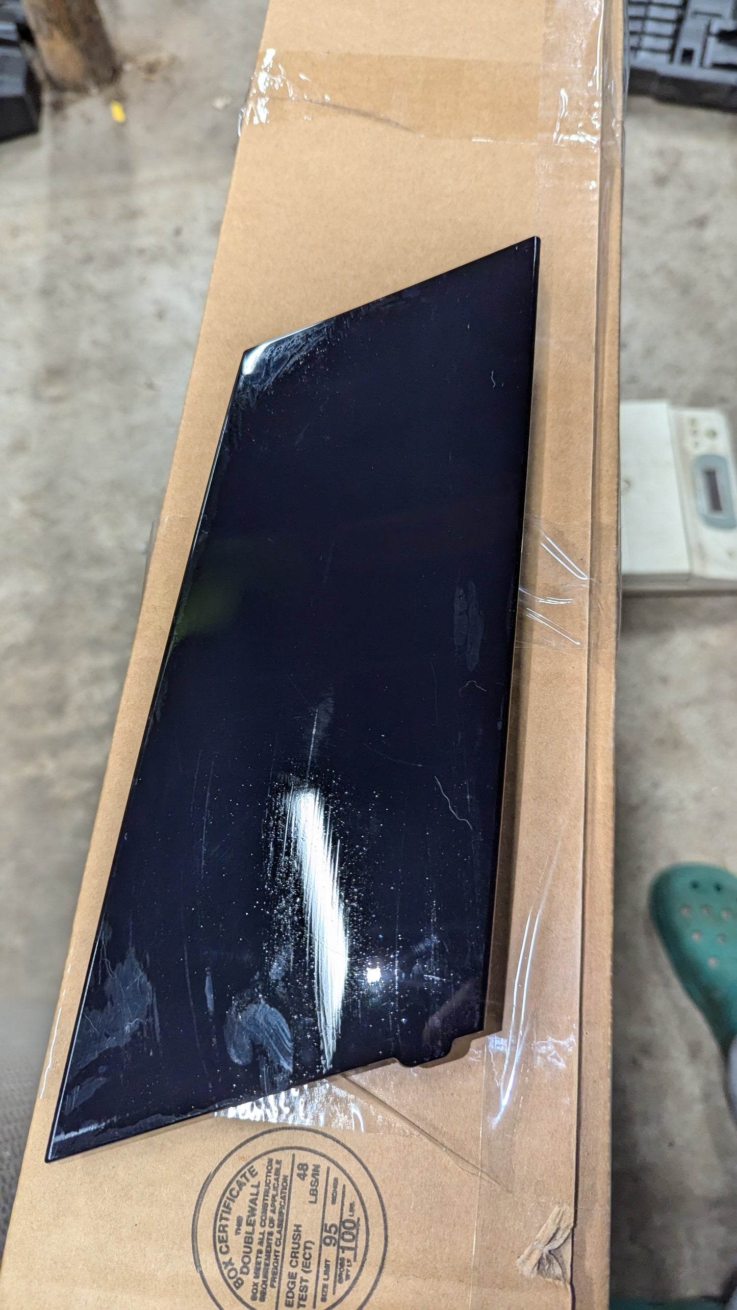 2023 Fisker Ocean Rear Right RH Exterior Window Trim Panel 1 piece only