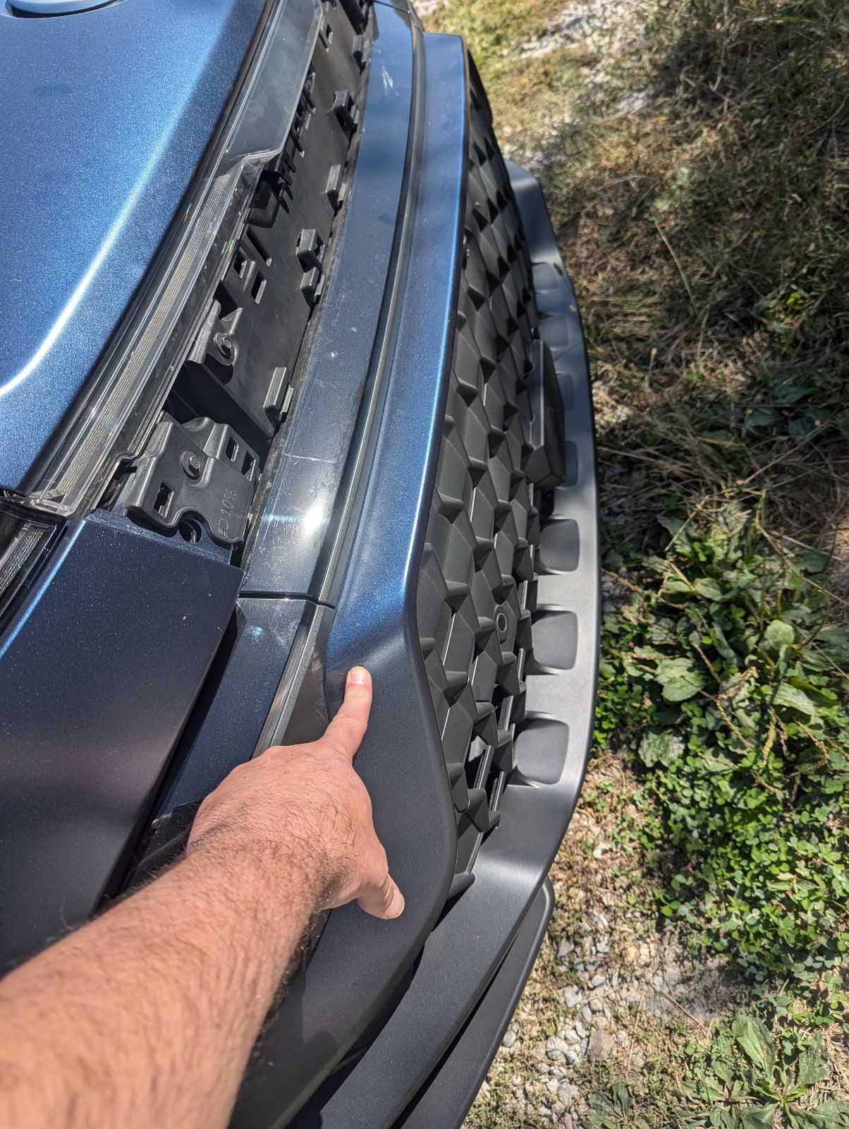 2023 Fisker Ocean Front OEM upper bumper insert