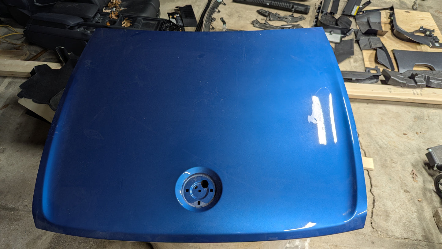 2023 Fisker Ocean Hood - Blue Planet